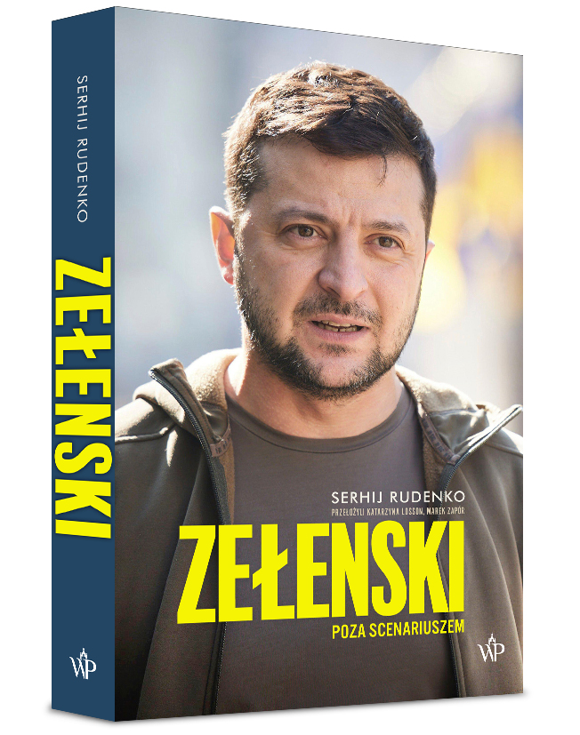 książka biografia Zełenski. Poza scenariuszem