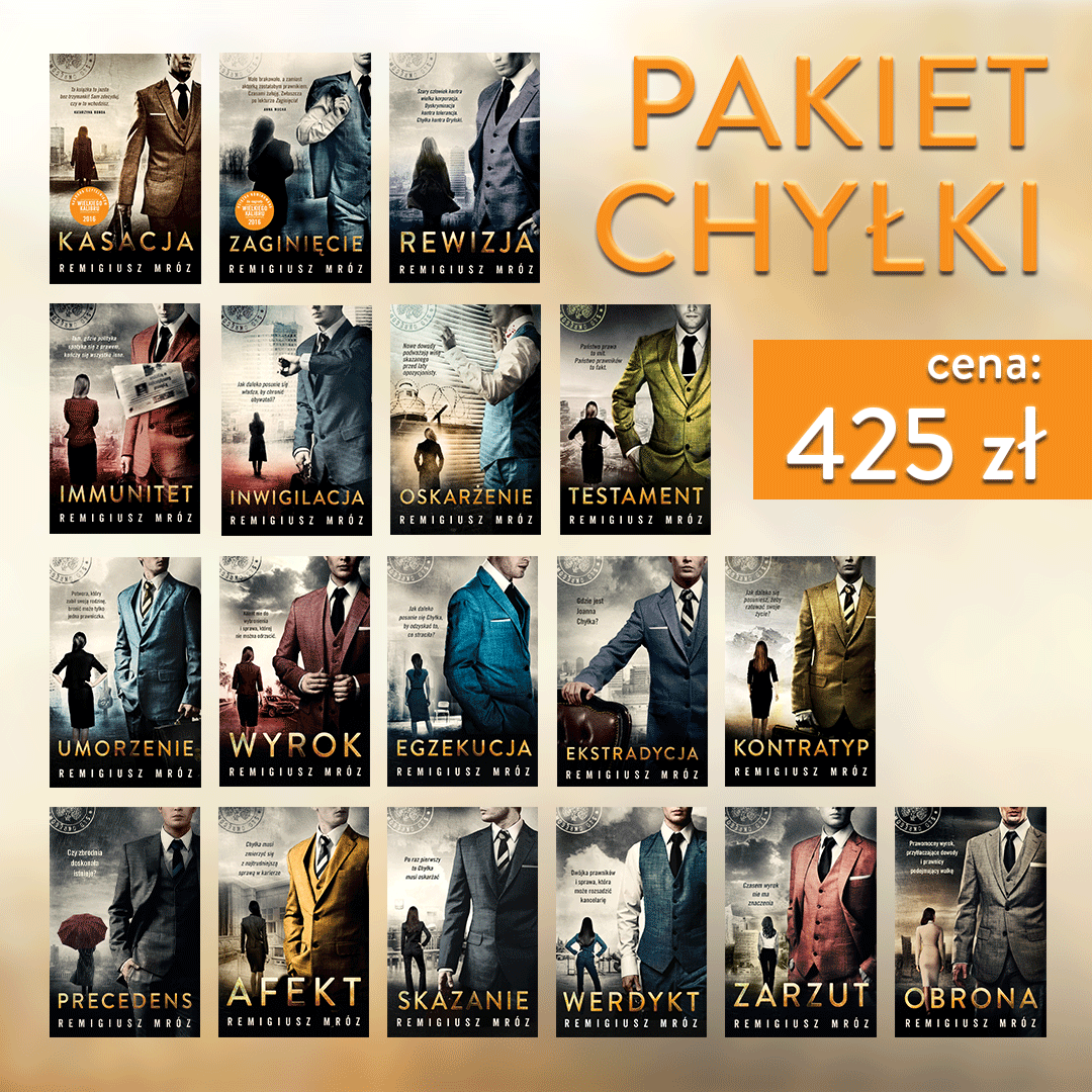 Chyłka - 18 tomów o bezkompromisowej prawniczce - Remigiusz Mróz