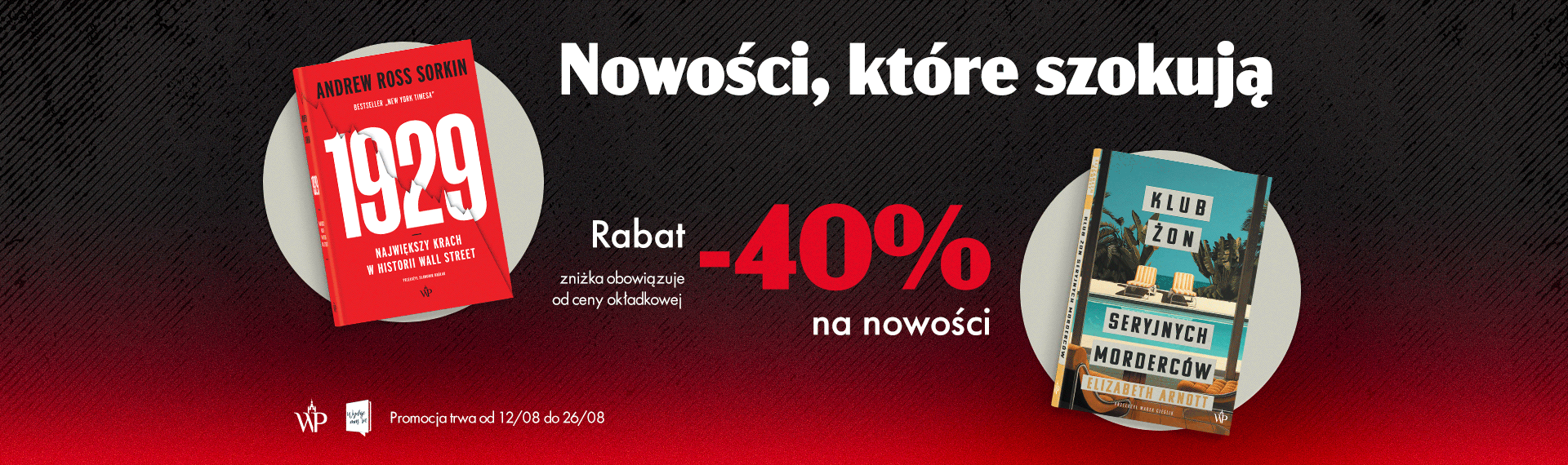 Klub żon seryjnych morderców, 1929. Największy krach w historii Wall Street promo desktop