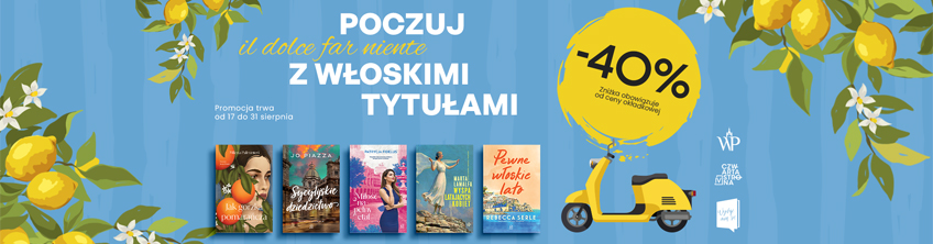 Włoski motyw promo landing - desktop