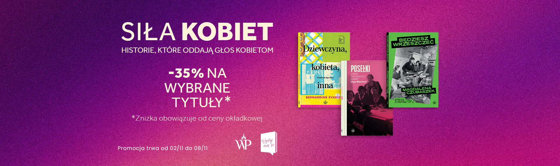 Siła kobiet - promocja desktop